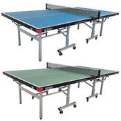 Butterfly Easifold DX 22 Table Tennis Table is a 22mm blue or green table top that features a 10 minute quick assembly, with compact face to face compact storage design and a 3 year warranty.